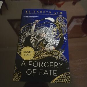 A Forgery of Fate Signed & Stamped Hardback Book By Elizabeth Lim